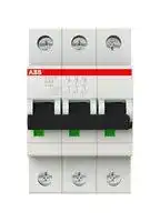 2CDS273001R0635: Thermal Magnetic Circuit Breaker, MCB, 3P, 25 kA, 230 V, 63 A
