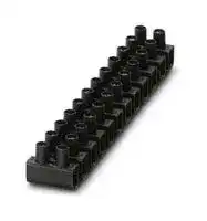 3240180: Panel Mount Barrier Terminal Block, 2 Row, 24 Ways, 14 AWG, 6 AWG, 15 mm, 76 A