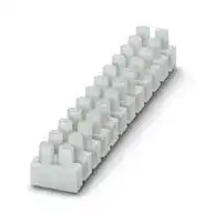 3240181: Panel Mount Barrier Terminal Block, 2 Row, 24 Ways, 14 AWG, 6 AWG, 15 mm, 76 A
