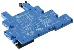 93.01.7.024: Relay Socket, DIN Rail, Screw, 5 Pins, 6 A, 250 V, 93 Series