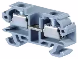 1SNA112086R0200: DIN Rail Mount Terminal Block, 2 Ways, 12 AWG, 1.5 mm², Screw, 20 A