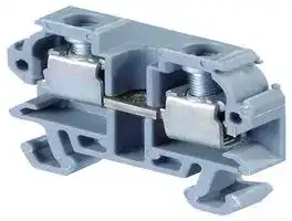 1SNA112086R0200: DIN Rail Mount Terminal Block, 2 Ways, 12 AWG, 1.5 mm², Screw, 20 A