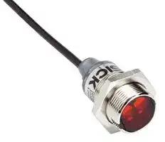 GRL18S-F1331: Photo Sensor, 7.2 m, PNP, Retroreflective, 10 to 30 VDC, Cable, GR18 Series