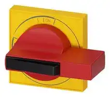 3KD9215-4: Rotary Operating Mechanism, Door-Coupling, Red/Yellow, 3KD Series Switch Disconnector