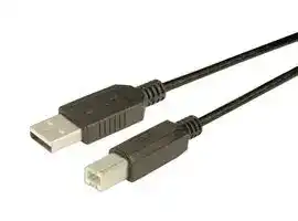 CGU2AB-05M: USB Cable, Type A Plug to Type B Plug, 500 mm, 19.7 ft, USB 2.0, Dark Grey