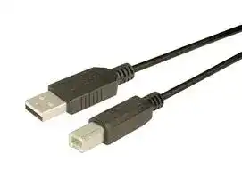 CGU2AB-3M: USB Cable, Type A Plug to Type B Plug, 3 m, 9.8 ft, USB 2.0, Dark Grey