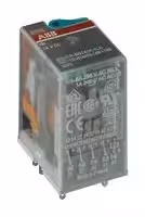 1SVR405613R4100: Power Relay, Interface, 4PDT, 12 VDC, 6 A, CR-M Series, Socket, DC