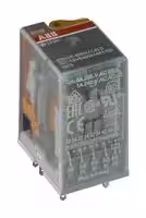 1SVR405613R2100: Power Relay, 4PDT, 120 VAC, 6 A, CR-M Series, Socket