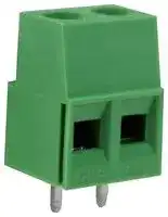CTB0102/2: Wire-To-Board Terminal Block, Standard Rising Clamp, 5 mm, 2 Ways, 22 AWG, 12 AWG, 3.3 mm², Screw