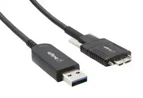 AOUS7/005: USB Cable, Up to 5Gbps, Type A Plug to Micro Type B Plug, 5 m, 16.4 ft, USB 3.2, Black