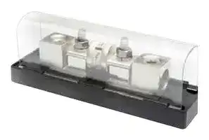 CFB1-110: Fuseholder, Class T, Chassis Mount, 1 Fuse, 110A, Wire Leaded Terminal, Riedon CFB Series