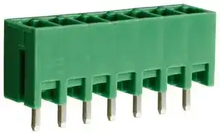 CTBP93VD/7: Terminal Block, Closed Ended, Header, 3.5 mm, 7 Ways, Through Hole Vertical