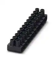 3240169: Panel Mount Barrier Terminal Block, 2 Row, 24 Ways, 20 AWG, 12 AWG, 8.1 mm, 32 A