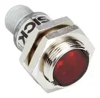 GRL18S-F2331: Photo Sensor, 7.2 m, PNP, Retroreflective, 10 to 30 VDC, 3 Pin M12 Connector, 38.1 mm, GR18 Series