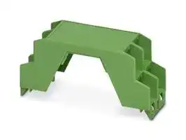 2709639: DIN RAIL HOUSING, UPPER, POLYAMIDE, GRN