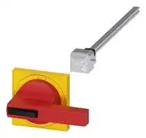 3KD9315-2: Rotary Operating Mechanism, Door-Coupling, Red/Yellow, 3KD Series Switch Disconnector