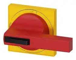 3KD9315-4: Rotary Operating Mechanism, Door-Coupling, Red/Yellow, 3KD Series Switch Disconnector