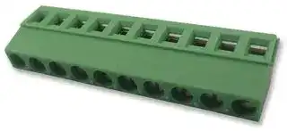 1715802: Wire-To-Board Terminal Block, 5.08 mm, 10 Ways, 26 AWG, 14 AWG, 2.5 mm², Screw