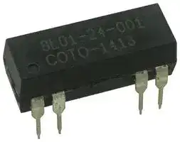 8L01-24-001: RELAY, REED, SPST-NO, 200V, 0.5A, THT