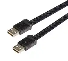 CSMUAA-PL-3M: USB Cable, Type A Plug to Type A Plug, 3 m, 9.8 ft, USB 2.0, Black