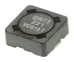 DR73-221-R: Power Inductor (SMD), 220 µH, 520 mA, Shielded, 530 mA, DR Series