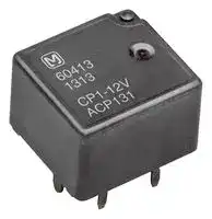 CP1-24V: Automotive Relay, 24 VDC, 20 A, SPDT, Through Hole, Solder, CP Series