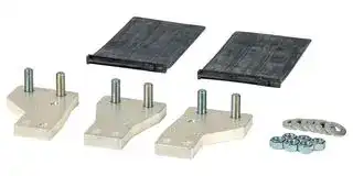 NZM4-XKV95-2KB: Connection Width Extension, 3P, 1.6 kA, 2 Studs, Size 3, NZM4 Series Molded Case Circuit Breakers