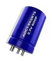 ADCT-E02R7SA227Q: Supercapacitor, 220 F, 2.7 V, Snap-In, -10%, +30%