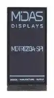 MDTR0213A-SPI: TFT LCD, 2.13 ", 122 x 250 Pixels, Portrait, Mono, 2.8V