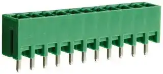 CTBP93VD/11: Terminal Block, Closed Ended, Header, 3.5 mm, 11 Ways, Through Hole Vertical