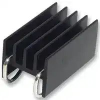 WA-T220-101E: Heat Sink, Square, Black Anodized, 12 °C/W, TO-220, 18.3 mm, 30.5 mm, 16 mm