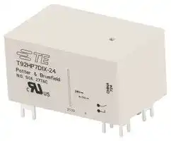 6-1423008-7: Power Relay, DPST-NO, 24 VDC, 50 A, T92H Series, Through Hole, Non Latching