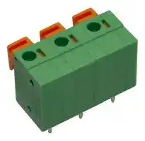CSTBP762V/3: Wire-To-Board Terminal Block, 7.62 mm, 3 Ways, 28 AWG, 16 AWG, 1.3 mm², Push In