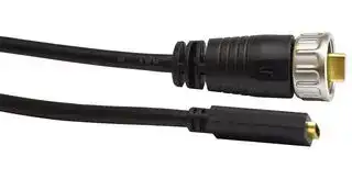 MP011937: USB Cable, C2 Cable Type C Plug to Type C Jack, 2 m, 6.6 ft, USB 3.1, Black