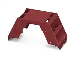 2706580: DIN RAIL HOUSING, UPPER, POLYAMIDE, RED