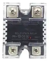 MCKSI240D25-LM(070)+KPC-0A: Solid State Relay, 25 A, 280 VAC, Panel Mount, Screw, Zero Crossing