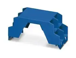 2854982: DIN RAIL HOUSING, UPPER, POLYAMIDE, BLU