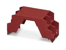 2709480: DIN RAIL HOUSING, UPPER, POLYAMIDE, RED