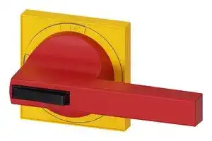 3KD9415-4: Rotary Operating Mechanism, Door-Coupling, Red/Yellow, 3KD Series Switch Disconnector