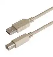 CSMUAB-4M: USB Cable, Type A Plug to Type B Plug, 4 m, 13.1 ft, USB 2.0, Light Grey