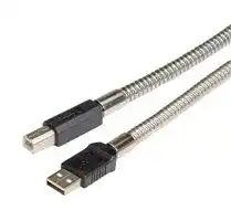 CSMUAB-MT-1M: USB Cable, Type A Plug to Type B Plug, 1 m, 3.3 ft, USB 2.0, Black