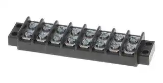 38780-0108: Panel Mount Barrier Terminal Block, 2 Row, 8 Ways, 22 AWG, 14 AWG, 11.11 mm, 15 A