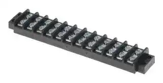 38780-0112: Panel Mount Barrier Terminal Block, 2 Row, 12 Ways, 22 AWG, 14 AWG, 11.11 mm, 15 A