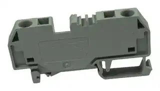 0282-0901: TERMINAL BLOCK, DIN RAIL, 2 POSITION, 20-10AWG