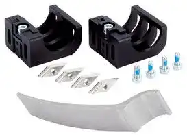 BEF-1SHAHBKU2: Mounting Kit, Sensor, FlexFix Bracket/Rhombus Sliding Nut/12 mm Screws/5.3 mm Washer, Plastic