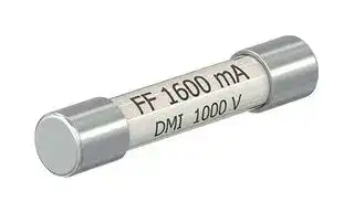 69.0013: Fuse, Cartridge, 1.6 A, 1 kV, 6.3mm x 32mm, 1/4" x 1-1/4"