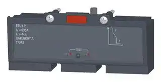 3VT9340-6AC00: Electronic Trip Unit, 3P, 160 A to 400 A, VT630 Series Circuit Breaker