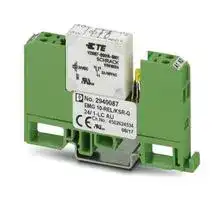 2940087: Power Relay, SPST-NO, 24 VDC, 500 mA, EMG Series, DIN Rail, Non Latching
