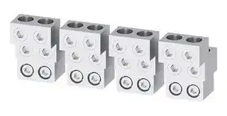 3VW9011-0AL72: Circular Conductor Terminal, 4 Units, 3WL10/3VA27 Series Circuit Breakers