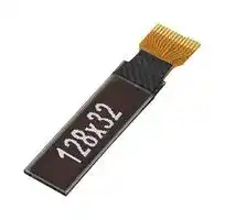 MIKROE-6752: Graphic OLED, 128 x 32 Pixels, White on Black, 3.3V, I2C, 29mm x 8.7mm x 1.25mm, -40 °C